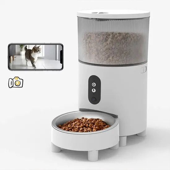 Automatic Pet Feeder with HD Camera & Voice